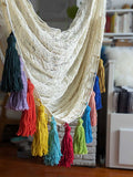 Boho Hangout Chair - Natural Rainbow