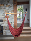 Thin Hangout Chair - Burgundy