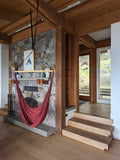 Thin Hangout Chair - Burgundy