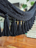 Boho Lounger Hammock - Black
