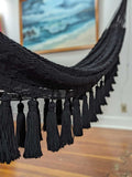 Boho Lounger Hammock - Black