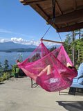Thin Hangout Chair - Magenta