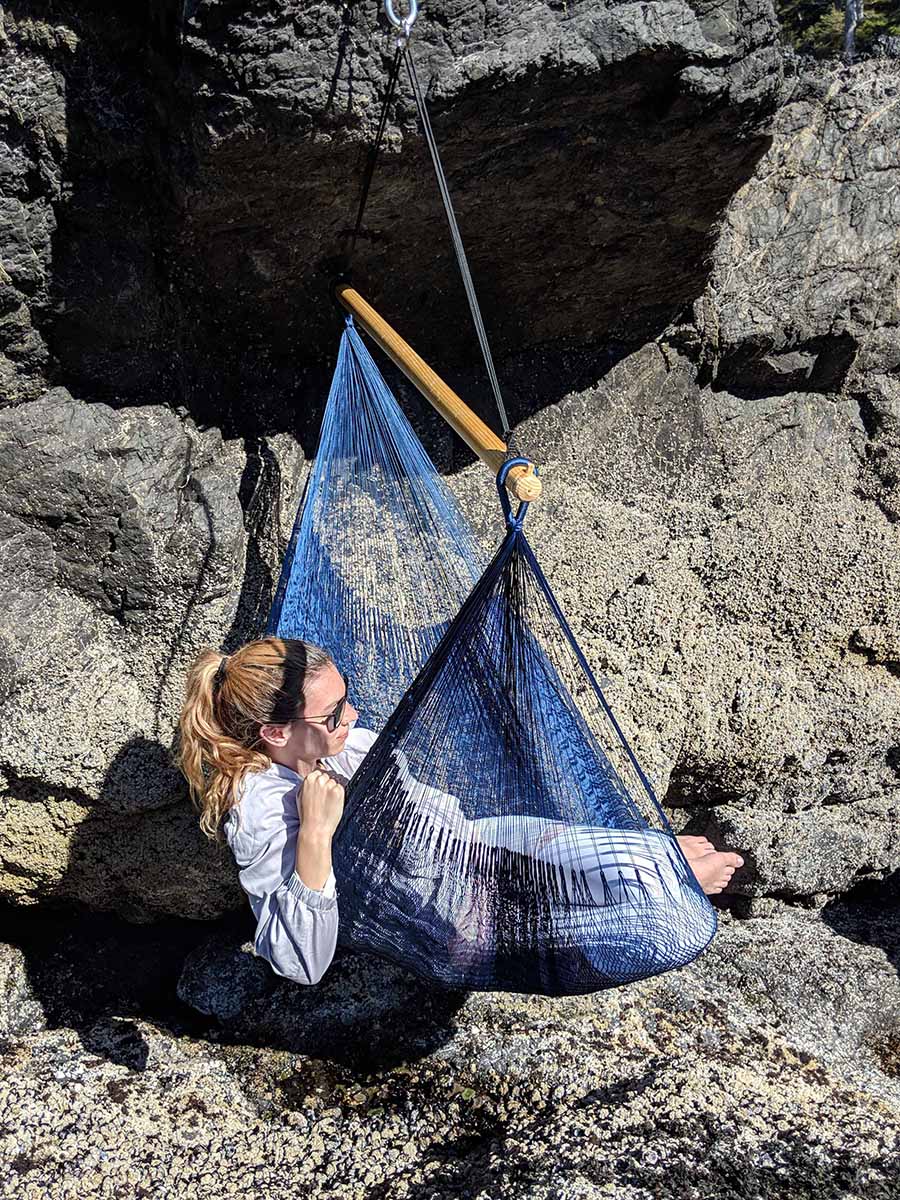 Blue hammock chair hotsell
