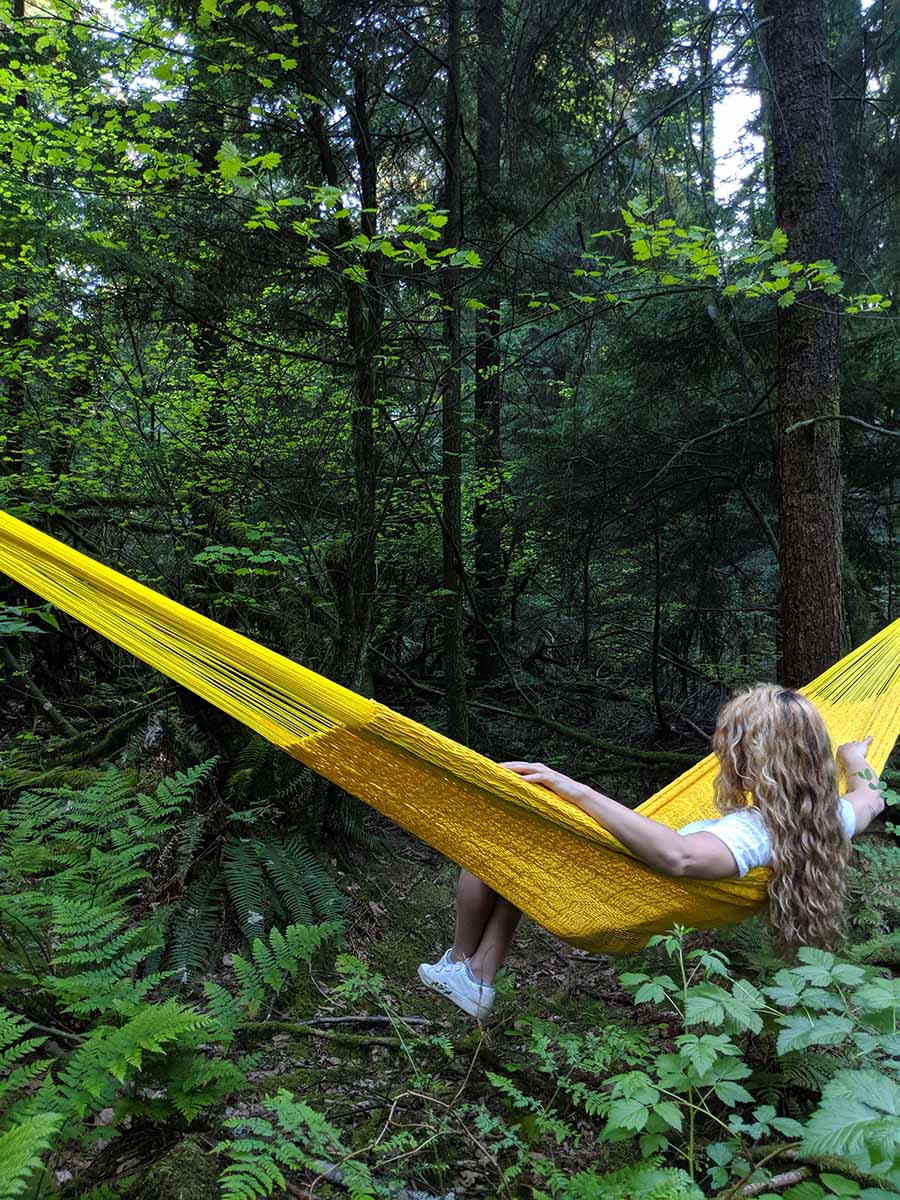 Thick Lounger Hammock Indoor Outdoor Mayan Hammock