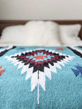 Saltillo Diamond Blanket - Sage