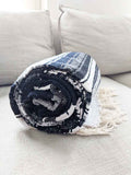 Saltillo Diamond Blanket - Navy