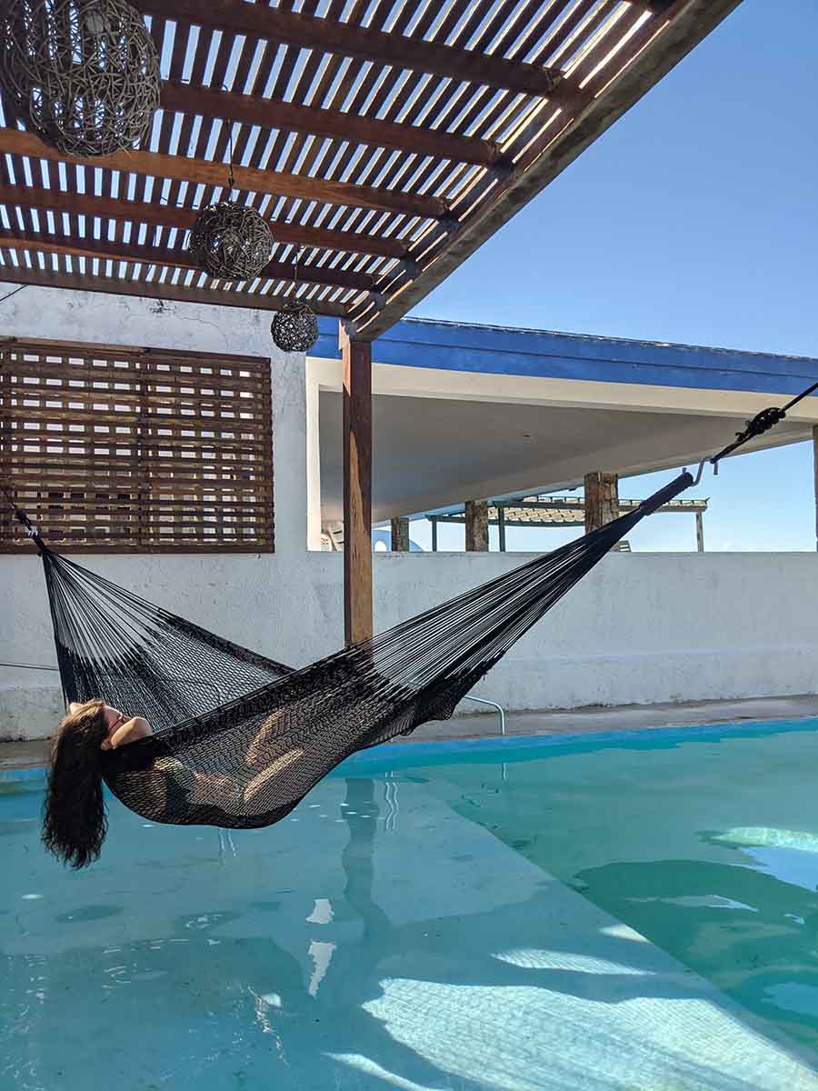 DuraSun Outdoor Lounger Hammock Weather Proof Hammock Black Hamuhk