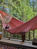 Thick Lounger Hammock - Coral