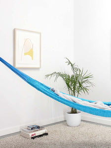 Thick Lounger Hammock - Sky Blue