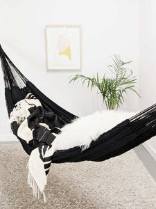 Thick Lounger Hammock - Black