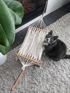 Cat Hammock with Fringe