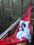 Thick Lounger Hammock - Ruby Red